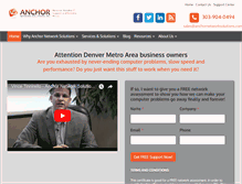 Tablet Screenshot of anchornetworksolutions.com